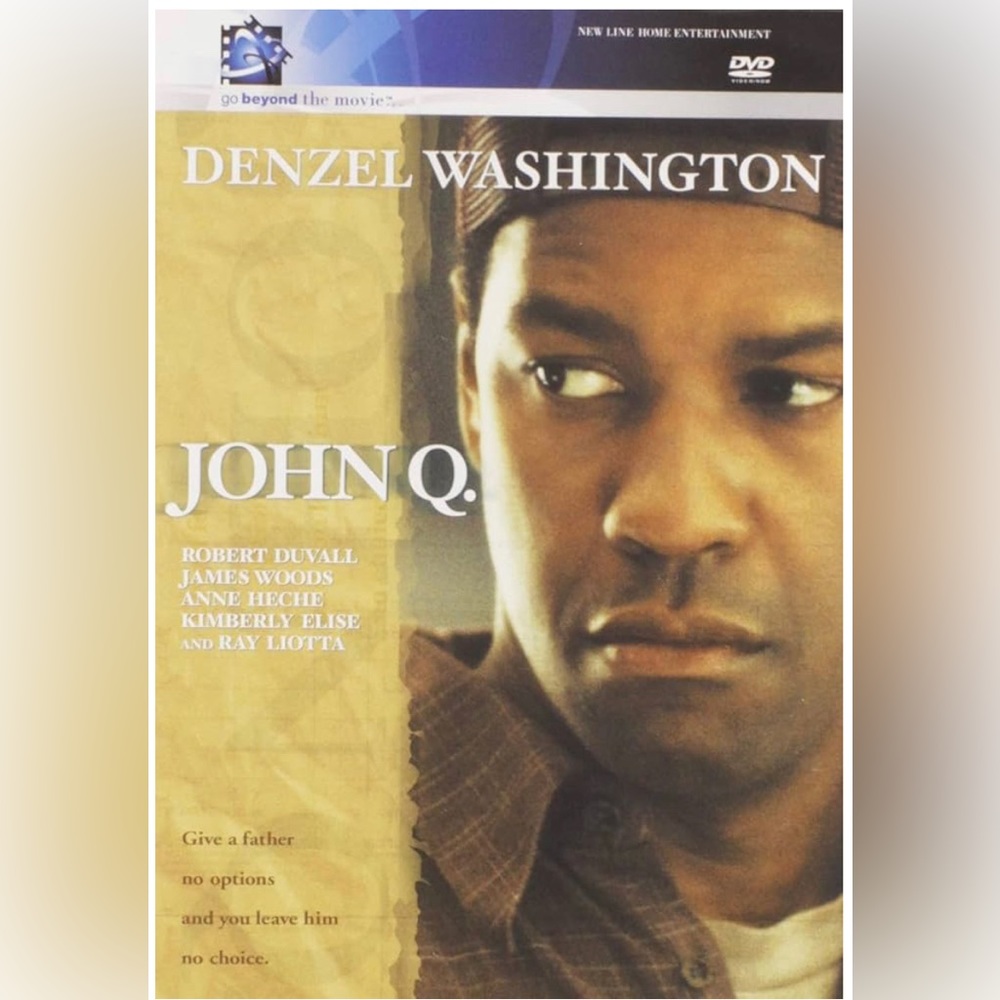 Sealed DVD JOHN Q. starring Denzel Washington Used Great Condition